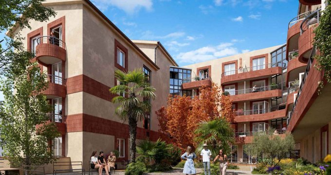 Achat / Vente appartement neuf Toulouse résidence étudiante à 900m de l'ICAM (31000) - Réf. 9341