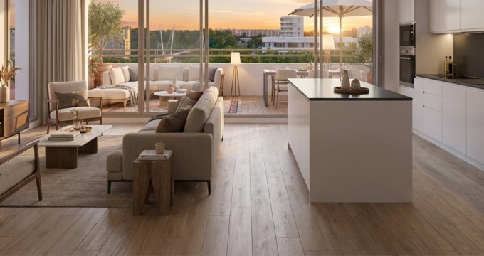 Achat / Vente appartement neuf Toulouse secteur Empalot à deux pas du centre et du métro B (31000) - Réf. 13871