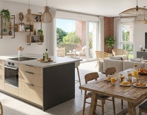 Achat / Vente appartement neuf Aucamville à 10 min en voiture du métro et du centre commercial (31140) - Réf. 13854