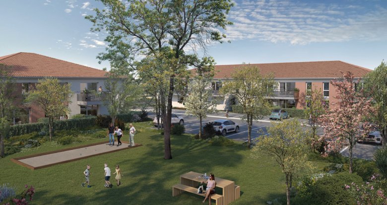 Achat / Vente appartement neuf Aucamville à 10 min en voiture du métro et du centre commercial (31140) - Réf. 13854