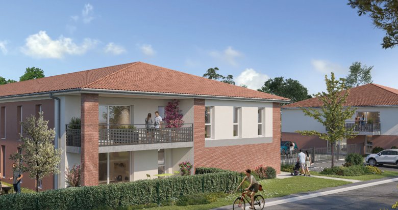 Achat / Vente appartement neuf Aucamville à 10 min en voiture du métro et du centre commercial (31140) - Réf. 13854