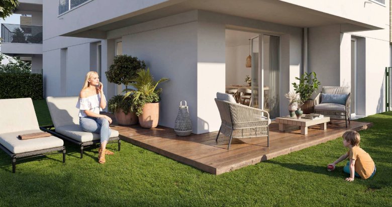 Achat / Vente appartement neuf Blagnac à 200m du tramway T1 (31700) - Réf. 12313