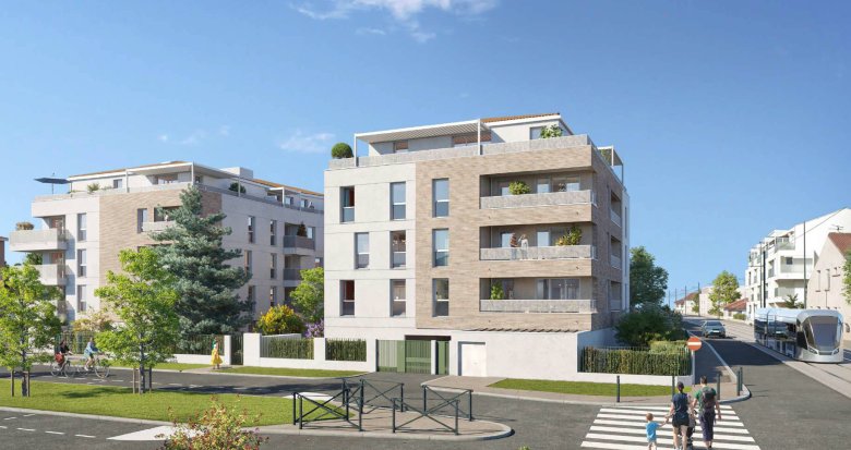 Achat / Vente appartement neuf Blagnac à 200m du tramway T1 (31700) - Réf. 12313