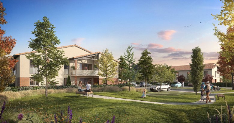 Achat / Vente appartement neuf Labastide-Saint-Sernin à 30 minutes en voiture de Toulouse (31620) - Réf. 9391