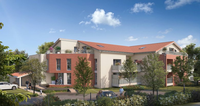 Achat / Vente appartement neuf Lacroix-Falgarde à 15 min du centre de Toulouse (31120) - Réf. 12758
