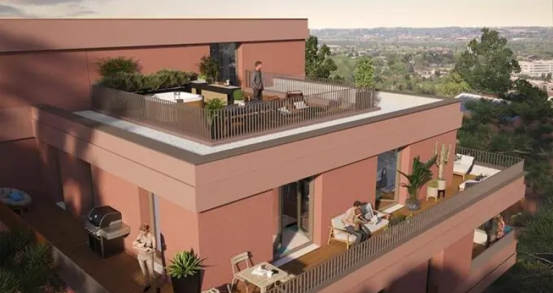 Achat / Vente appartement neuf Toulouse à 3 min du centre commercial de Saint-Orens (31000) - Réf. 9340