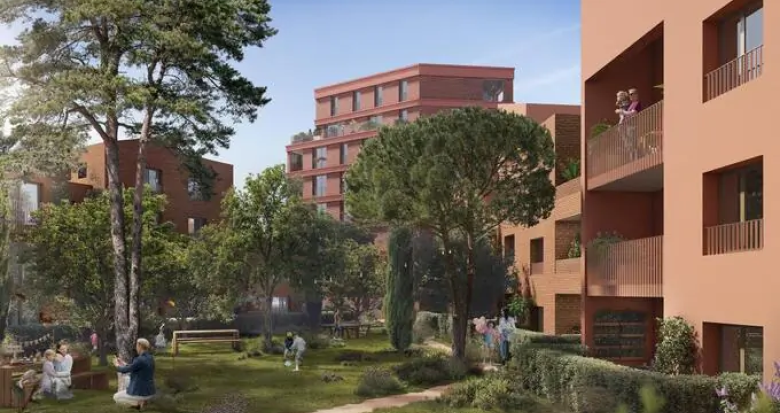 Achat / Vente appartement neuf Toulouse à 3 min du centre commercial de Saint-Orens (31000) - Réf. 9340