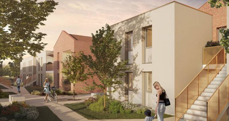 Achat / Vente appartement neuf Toulouse à 3 minutes à pied de l'arrêt de bus Liffard (31000) - Réf. 8239