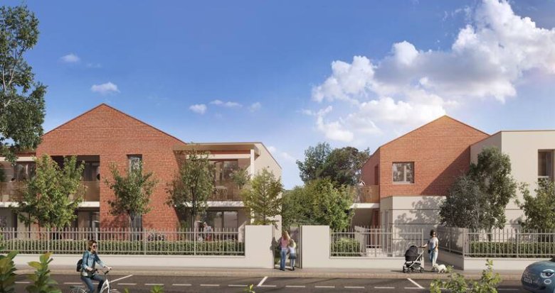 Achat / Vente appartement neuf Toulouse à 3 minutes à pied de l'arrêt de bus Liffard (31000) - Réf. 8239