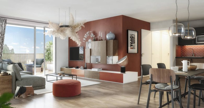 Achat / Vente appartement neuf Toulouse à 300 m du métro Barrière de Paris (31000) - Réf. 11224