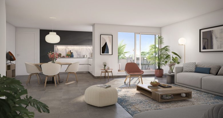 Achat / Vente appartement neuf Toulouse à 5 min à pied du métro La Vache (31000) - Réf. 8594