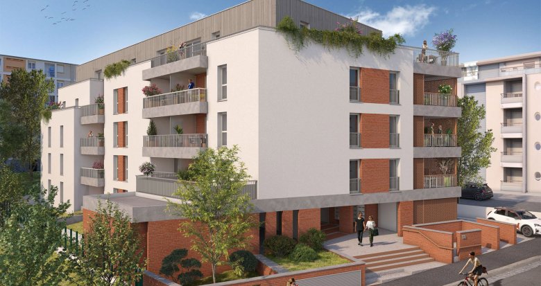 Achat / Vente appartement neuf Toulouse à 700 mètres du métro ligne A (31000) - Réf. 13396