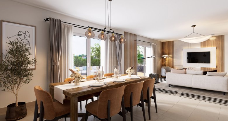Achat / Vente appartement neuf Toulouse au pied de l’arrêt de bus ligne 115 (31000) - Réf. 12815