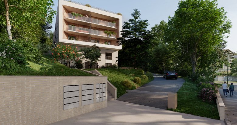 Achat / Vente appartement neuf Toulouse au pied de l’arrêt de bus ligne 115 (31000) - Réf. 12815
