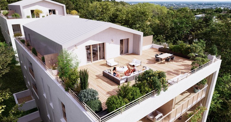 Achat / Vente appartement neuf Toulouse au pied de l’arrêt de bus ligne 115 (31000) - Réf. 12815