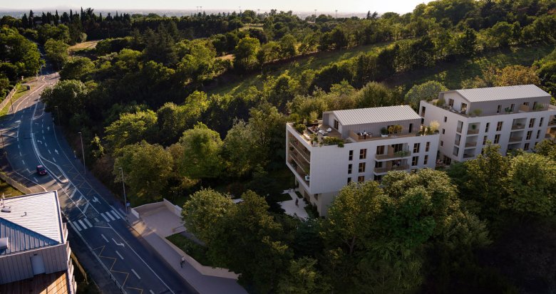 Achat / Vente appartement neuf Toulouse au pied de l’arrêt de bus ligne 115 (31000) - Réf. 12815