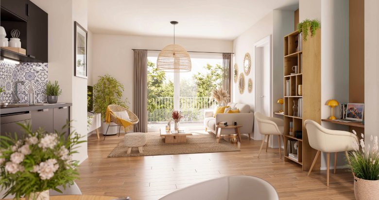 Achat / Vente appartement neuf Toulouse coliving écoquartier Saint-Martin-du-Touch (31000) - Réf. 12380