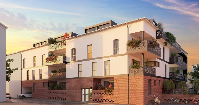 Achat / Vente appartement neuf Toulouse entre métro St Cyprien et la Prairie des Filtres (31000) - Réf. 6861