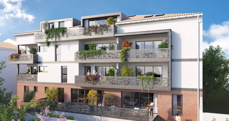 Achat / Vente appartement neuf Toulouse entre métro St Cyprien et la Prairie des Filtres (31000) - Réf. 6861