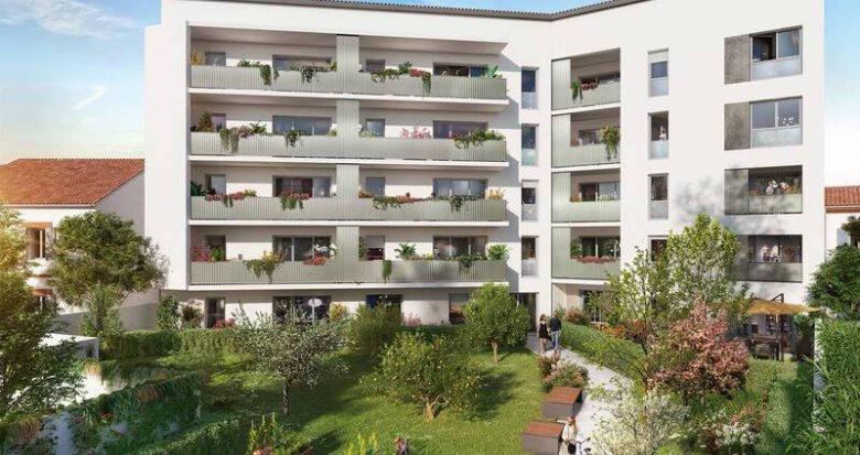 Achat / Vente appartement neuf Toulouse proche Tramway Déodat de Séverac (31000) - Réf. 6709