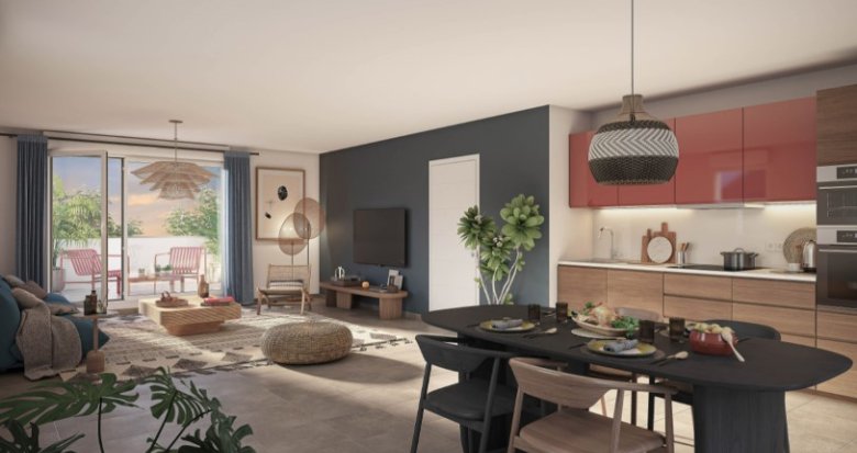 Achat / Vente appartement neuf Toulouse quartier Fourguette à 15 min du métro Bellefontaine (31000) - Réf. 9338