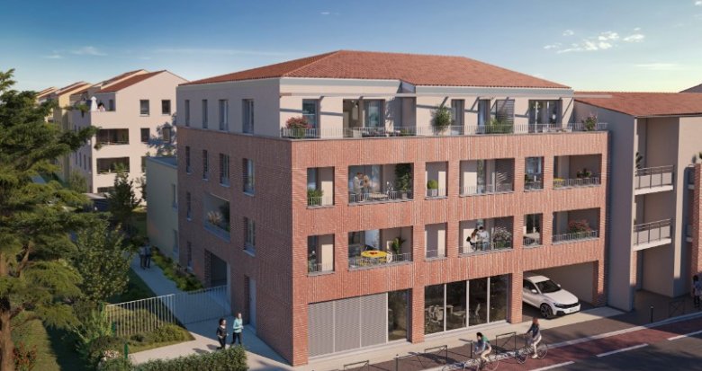 Achat / Vente appartement neuf Toulouse quartier Fourguette à 15 min du métro Bellefontaine (31000) - Réf. 9338