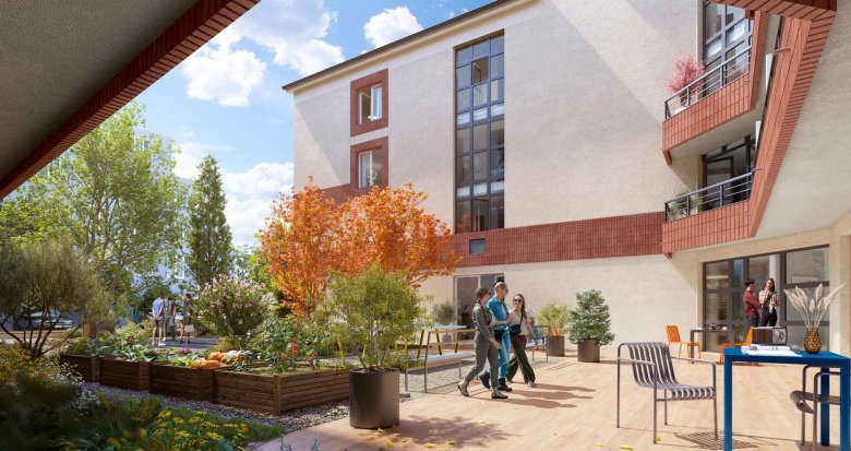 Achat / Vente appartement neuf Toulouse résidence étudiante à 900m de l'ICAM (31000) - Réf. 9341