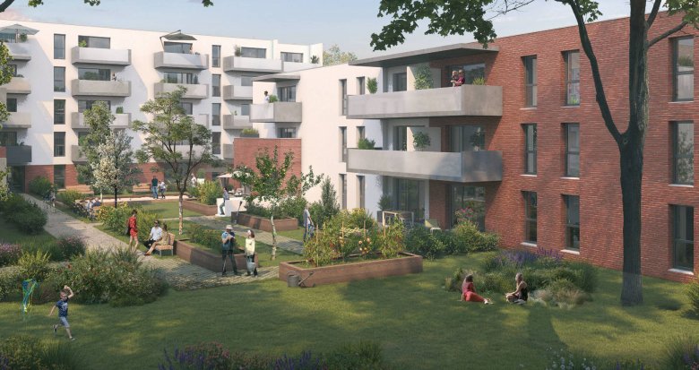 Achat / Vente appartement neuf Toulouse résidence sénior à proximité du parc de la Maourine (31000) - Réf. 9356