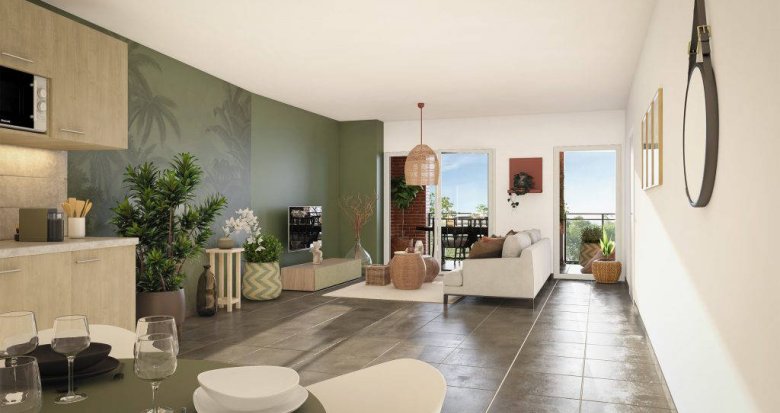 Achat / Vente appartement neuf Toulouse secteur Ponts Jumeaux (31000) - Réf. 6297