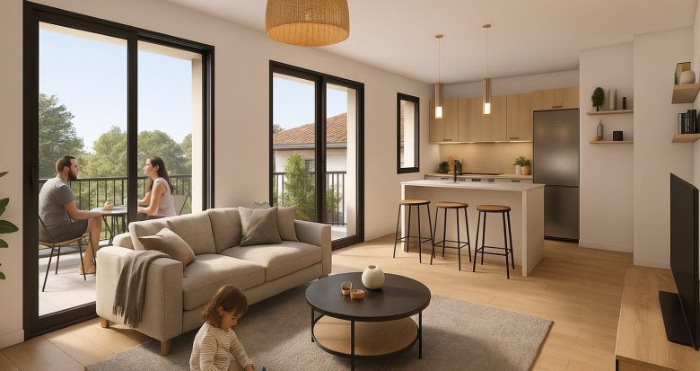 Achat / Vente appartement neuf Tournefeuille proche du Parc de la Ramée (31170) - Réf. 13418
