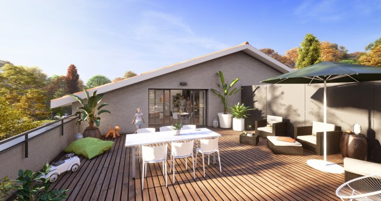 Achat / Vente appartement neuf Bruguières quartier pavillonnaire aux portes de Toulouse (31150) - Réf. 8595