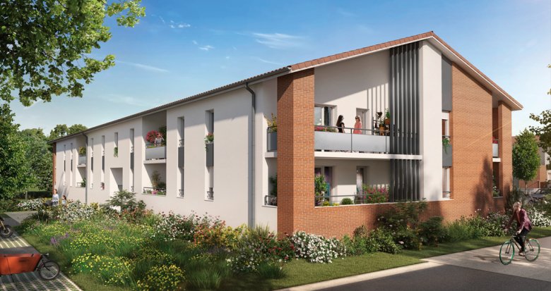 Achat / Vente appartement neuf Pinsaguel quartier résidentiel à moins d'un km des commerces (31120) - Réf. 7393